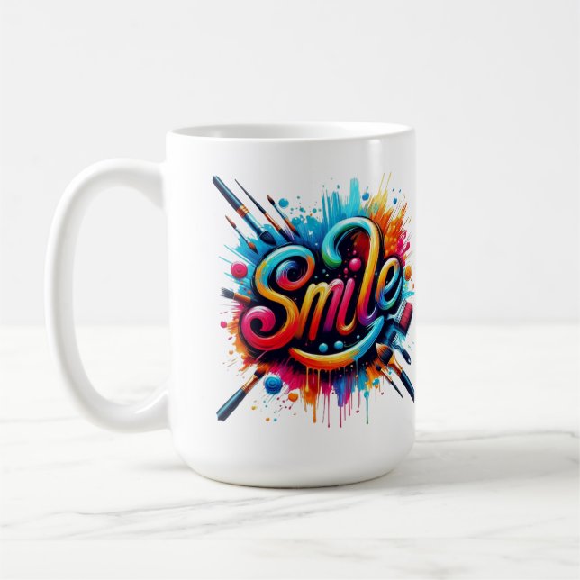 smile coffee mug (Left)