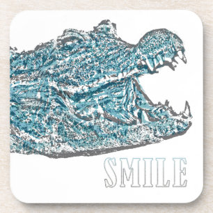 Smile Crocodile Coaster