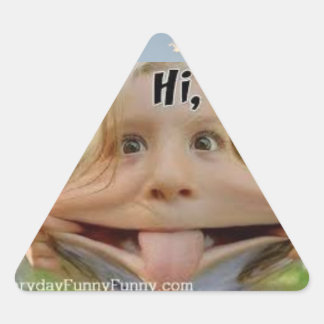 SMILE! :D TRIANGLE STICKER