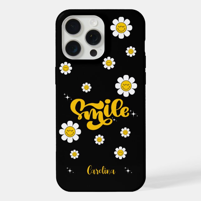 Smile Daisy garden Customisable iPhone Case (Back)
