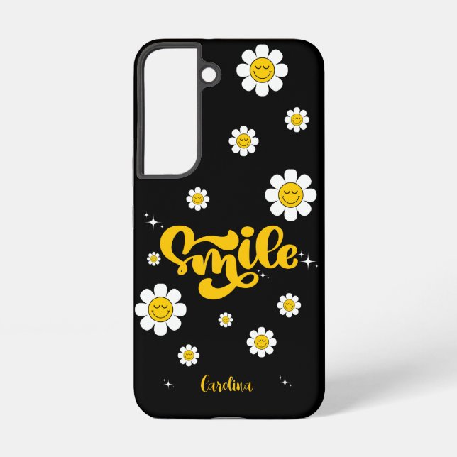 Smile Daisy garden Customisable Samsung Galaxy S22 Case (Back)