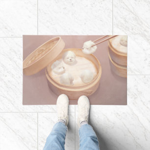 Smile Dog – Xiao Long Bao Delight Doormat