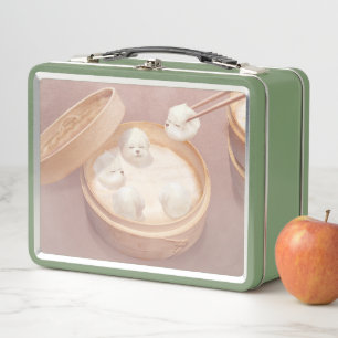 Smile Dog – Xiao Long Bao Delight Metal Lunch Box
