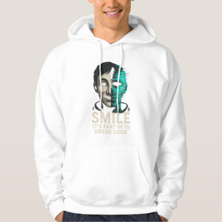 Smile Dress Code Digital Glitch Hoodie