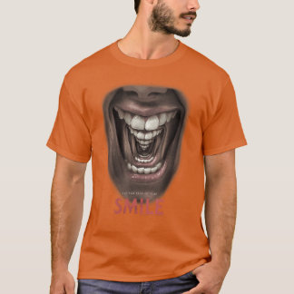 Smile Droste Mirror Effect Horror Movie Poster gif T-Shirt