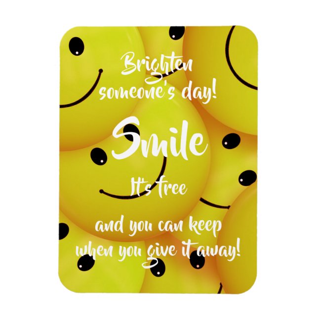 Smile, Encourage Kindness Magnet (Vertical)