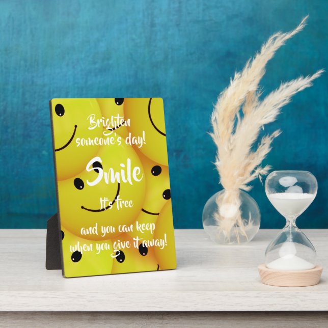 Smile, Encourage Kindness Plaque (Side)