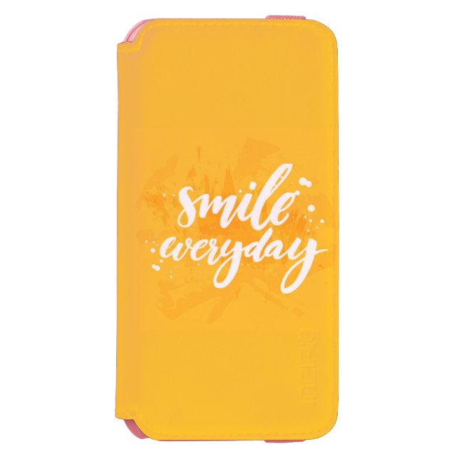 Smile Everyday Incipio iPhone Wallet Case (Folio Front)