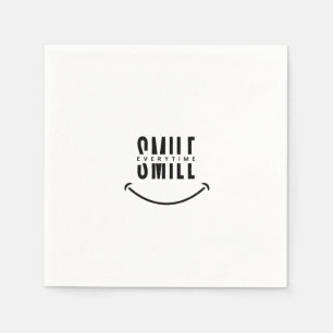 Smile everytime napkin