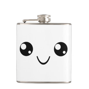 Smile Face Hip Flask