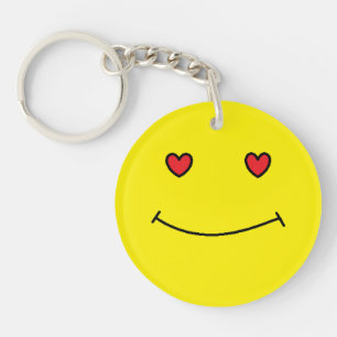 Smile Face Key Ring