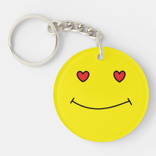 Smile Face Key Ring (Front)