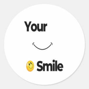 Smile Face Stickers –Classic Positivity  Shapes