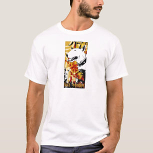 Smile for me! Bull Terrier Illustrated Dog Art T-Shirt