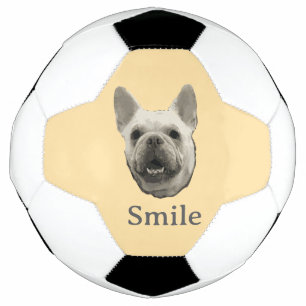 Smile French Bulldog Beige Football