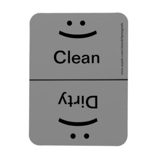 Smile/Frown - Drk Grey Magnet