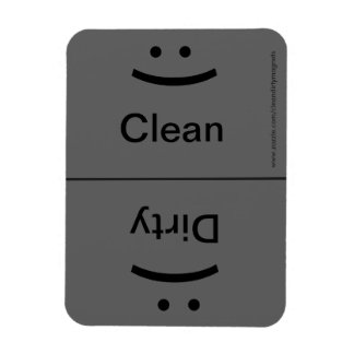 Smile/Frown - Drk Grey Magnet