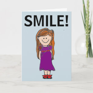 SMILE! GIRL BIRTHDAY CARD