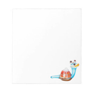 SMILE GLASS SNAIL NOTEPAD