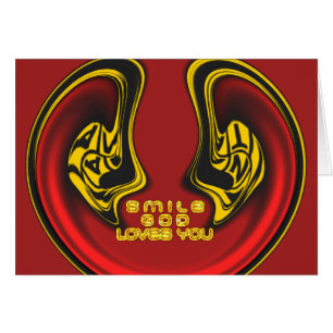 Smile God Loves You Beautiful Amazing Text Quote