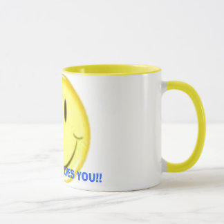 SMILE! GOD LOVES YOU!! MUG