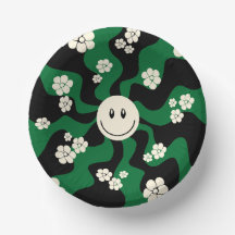 Smile - Green, Cream and Black