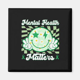Smile Happy Face Cute Flower Mental Health S Aware Magnet
