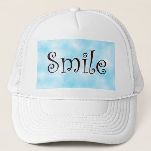 smile-hat trucker hat