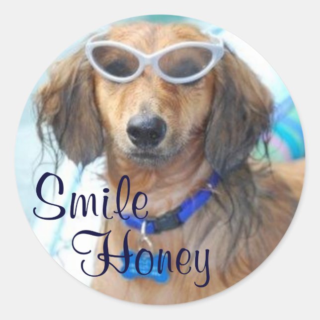 Smile . . . Honey Sticker (Front)