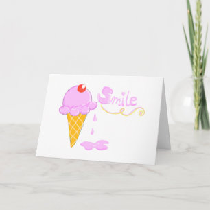 Smile Ice Cream Card