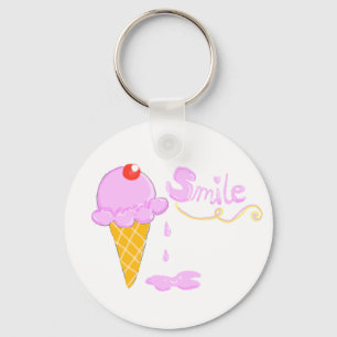 Smile Ice Cream Key Ring