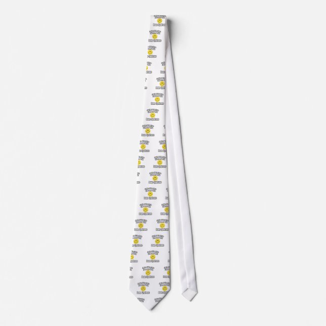 Smile If You Love Someone With Down Syndrome Tie (Front)