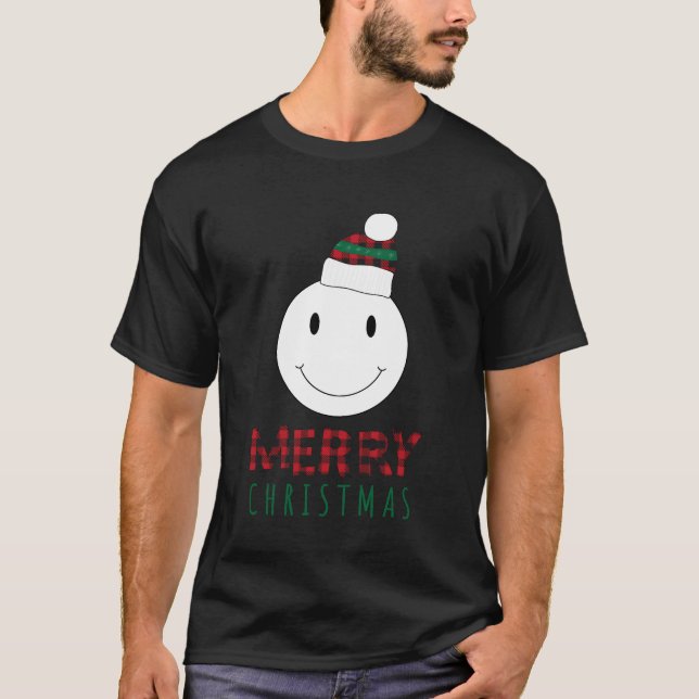 smile in Christmas girl T-Shirt (Front)
