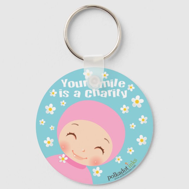 Smile is A Charity Key Chains (Front)