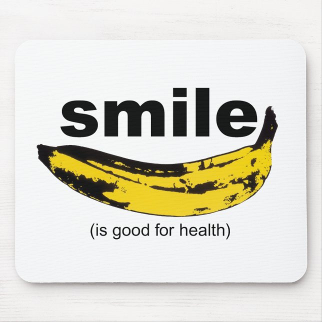 SMILE is good for health Mousepad (Front)