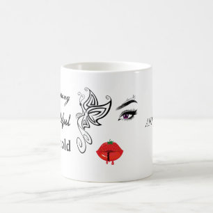 Smile is the Best Makeup  Tattoo   Lips Coffee Mug