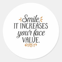 Smile it increases your face value