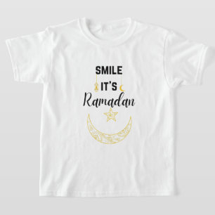 smile it is ramadan kareem islam for Muslim   T-Shirt