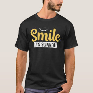 Smile It s Sunnah Islamic Muslim Arabic T-Shirt