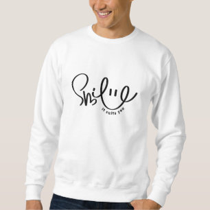 Smile, It Suits You – Positive Motivation Quote Sweatshirt