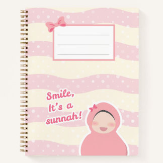 "Smile it's a sunnah" Notebook