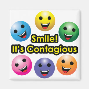 Smile! It's Contagious - Magnet