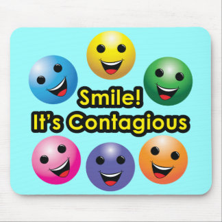Smile! Its Contagious Mouse Mat
