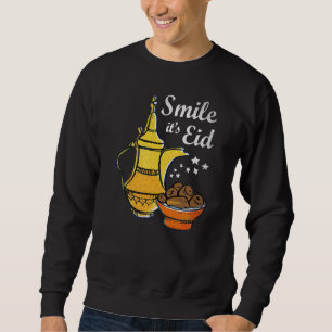 Smile Its Eid Eid Mubarak Sweatshirt