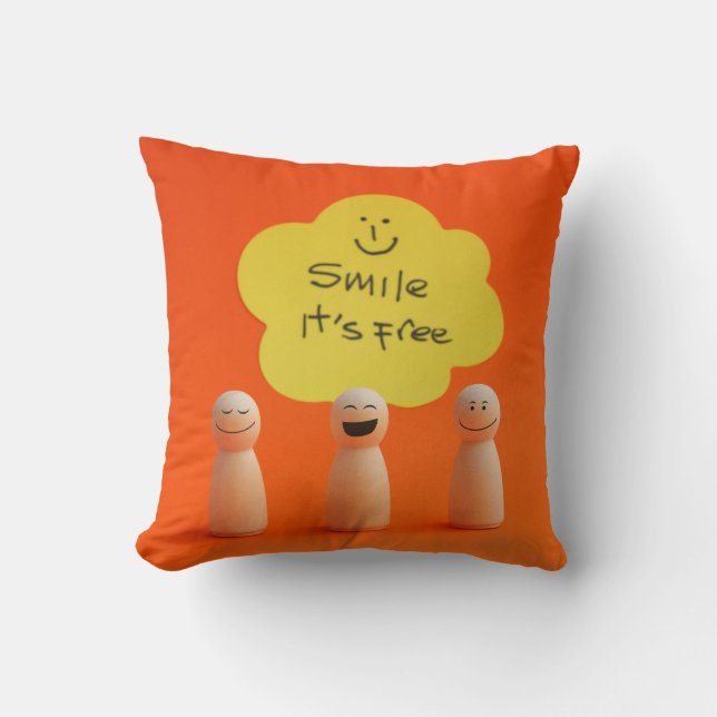Smile, it's free cushion (Front)