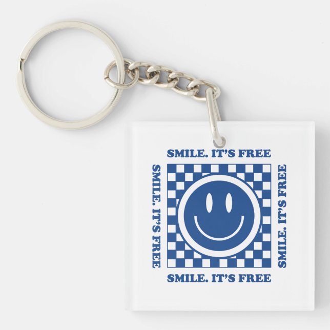 Smile It's Free Key Ring (Front)
