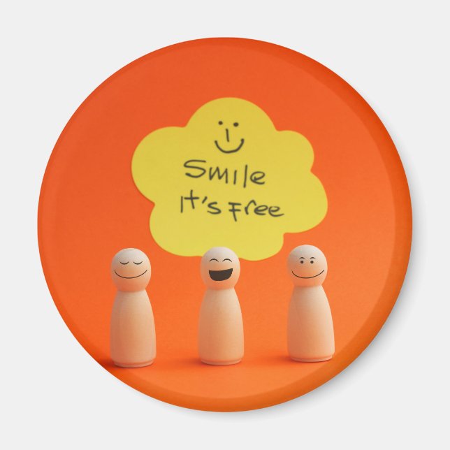 Smile, it's free magnet (Front)