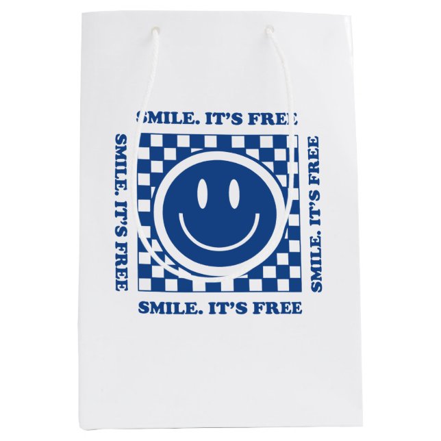 Smile It's Free Medium Gift Bag (Front)