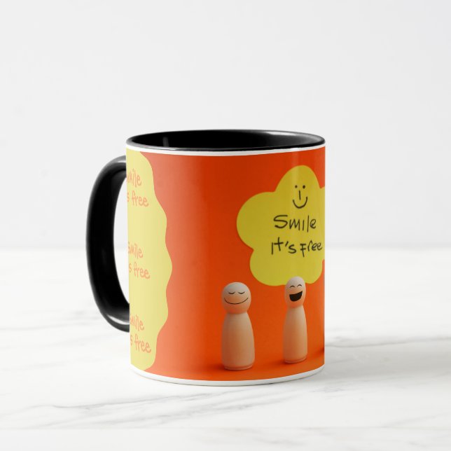 Smile, it's free mug (Front Left)