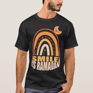 Smile its Ramadan Muslim Eid Mubarak Islamic Rama T-Shirt